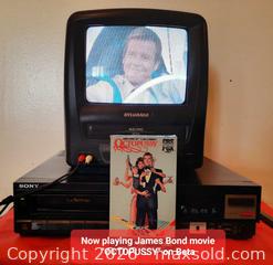 MaxSold Auction: Cleaned & Tested SONY SL-100 Super BETA BETAMAX (Not VHS) VCR W/Rremote - Ottawa (Ontario, Canada) SELLER MANAGED Downsizing Online Auction -  Russell Road
