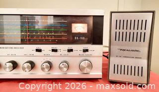 MaxSold Auction: Fully Serviced REALISTIC/RADIO SHACK DX-160 Communication Receiver/Ham Radio+Speaker  - Ottawa (Ontario, Canada) SELLER MANAGED Downsizing Online Auction -  Russell Road