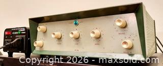 MaxSold Auction: Serviced-60s PHILIPS HF-306 Stereo Tube Preamplifier-Gold RCA-Canada Voltage Adapter - Ottawa (Ontario, Canada) SELLER MANAGED Downsizing Online Auction -  Russell Road