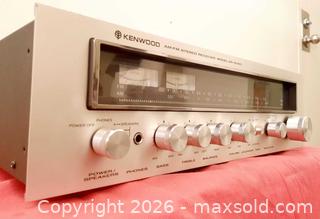 MaxSold Auction: Serviced/Tested-KENWOOD KR-3090 AM/FM STEREO Reciver/Amplifier-Excellent Condition  - Ottawa (Ontario, Canada) SELLER MANAGED Downsizing Online Auction -  Russell Road