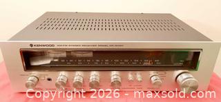 MaxSold Auction: Serviced/Tested-KENWOOD KR-3090 AM/FM STEREO Reciver/Amplifier-Excellent Condition  - Ottawa (Ontario, Canada) SELLER MANAGED Downsizing Online Auction -  Russell Road