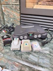 MaxSold Auction: Nintendo 64 (N64) Console with 4+ Controllers & 30+ Games - West Vancouver (British Columbia, Canada) SELLER MANAGED Moving Online Auction - Dogwood Lane