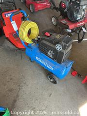 MaxSold Auction: Air Compressor A - Leeds And The Thousand Islands (Ontario, Canada) Estate Sale Online Auction - Kyes Road