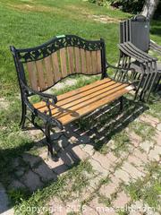 MaxSold Auction: Cast Iron Bench B - Leeds And The Thousand Islands (Ontario, Canada) Estate Sale Online Auction - Kyes Road