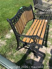 MaxSold Auction: Cast Iron Bench B - Leeds And The Thousand Islands (Ontario, Canada) Estate Sale Online Auction - Kyes Road