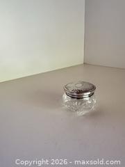 MaxSold Auction: Birks Sterling Silver and Cut Glass Powder Dresser Jar - Leeds And The Thousand Islands (Ontario, Canada) SELLER MANAGED Downsizing Online Auction - Thousand Islands Parkway