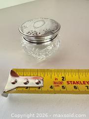 MaxSold Auction: Birks Sterling Silver and Cut Glass Powder Dresser Jar - Leeds And The Thousand Islands (Ontario, Canada) SELLER MANAGED Downsizing Online Auction - Thousand Islands Parkway