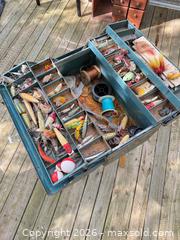 MaxSold Auction: Tackle Box with Assorted Fishing Lures & Accessories - Leeds And The Thousand Islands (Ontario, Canada) SELLER MANAGED Downsizing Online Auction - Thousand Islands Parkway