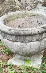 MaxSold Auction: Pair of Gray Concrete Classical Urn Garden Planters - Leeds And The Thousand Islands (Ontario, Canada) SELLER MANAGED Downsizing Online Auction - Thousand Islands Parkway