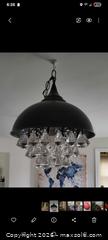 MaxSold Auction: Modern Oil-Rubbed Bronze Dome Pendant Chandelier Light with Tiered Crystal Prisms - Irondequoit (New York, USA) SELLER MANAGED Downsizing Online Auction - Minocqua Drive