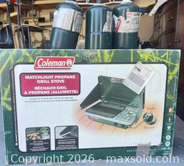 MaxSold Auction: Coleman Matchlight Propane Grill Stove — 2-Burner Portable - Sarnia (Ontario, Canada) PARTNER MANAGED Downsizing Online Auction - Plymouth Street