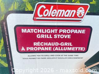 MaxSold Auction: Coleman Matchlight Propane Grill Stove — 2-Burner Portable - Sarnia (Ontario, Canada) PARTNER MANAGED Downsizing Online Auction - Plymouth Street
