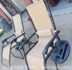 MaxSold Auction: Pair of Zero Gravity Reclining Beach Lounge Chairs - Sarnia (Ontario, Canada) PARTNER MANAGED Downsizing Online Auction - Plymouth Street