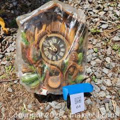 MaxSold Auction: Black Forest Carved Leaf & Bird Wooden Cuckoo Clock - Stevensville (Maryland, USA) PARTNER MANAGED Downsizing Online Auction - Old Love Point Road
