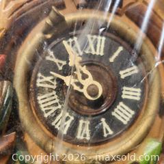 MaxSold Auction: Black Forest Carved Leaf & Bird Wooden Cuckoo Clock - Stevensville (Maryland, USA) PARTNER MANAGED Downsizing Online Auction - Old Love Point Road