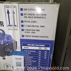MaxSold Auction: Chicago Electric Portable Generator — Rated ~600W, Max ~900W - Stevensville (Maryland, USA) PARTNER MANAGED Downsizing Online Auction - Old Love Point Road