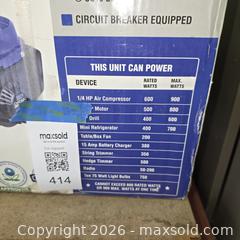 MaxSold Auction: Chicago Electric Portable Generator — Rated ~600W, Max ~900W - Stevensville (Maryland, USA) PARTNER MANAGED Downsizing Online Auction - Old Love Point Road