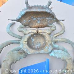 MaxSold Auction: Crab Shaped Brass Hinged Decorative Figurine/Ashtray with Patina - Stevensville (Maryland, USA) PARTNER MANAGED Downsizing Online Auction - Old Love Point Road