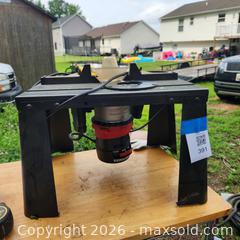 MaxSold Auction: Craftsman Router with Router Table, 1-3/4 HP (corded) - Stevensville (Maryland, USA) PARTNER MANAGED Downsizing Online Auction - Old Love Point Road