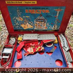 MaxSold Auction: Erector (A.C. Gilbert) No. 10½ Amusement Park Set - Stevensville (Maryland, USA) PARTNER MANAGED Downsizing Online Auction - Old Love Point Road