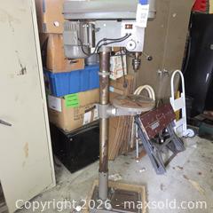 MaxSold Auction: Floor/Pedestal Drill Press, Electric, Round Slotted Table - Stevensville (Maryland, USA) PARTNER MANAGED Downsizing Online Auction - Old Love Point Road