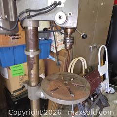 MaxSold Auction: Floor/Pedestal Drill Press, Electric, Round Slotted Table - Stevensville (Maryland, USA) PARTNER MANAGED Downsizing Online Auction - Old Love Point Road