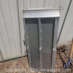 MaxSold Auction: Folding Aluminum Wheelchair Ramp, Single, 4–6 ft, Silver/Black - Stevensville (Maryland, USA) PARTNER MANAGED Downsizing Online Auction - Old Love Point Road