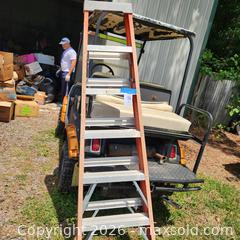 MaxSold Auction: Keller 97 Series 6 ft Fiberglass Rail Step Ladder, Type IA - Stevensville (Maryland, USA) PARTNER MANAGED Downsizing Online Auction - Old Love Point Road
