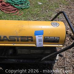 MaxSold Auction: Master Forced Air Kerosene Torpedo Heater 115,000 Btu - Stevensville (Maryland, USA) PARTNER MANAGED Downsizing Online Auction - Old Love Point Road