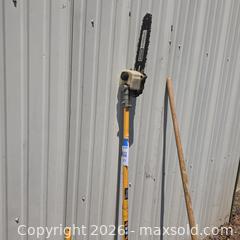 MaxSold Auction: Ryobi Multi-Tool Set with Pole Saw, Tiller Attachments & Rake  - Stevensville (Maryland, USA) PARTNER MANAGED Downsizing Online Auction - Old Love Point Road