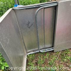 MaxSold Auction: Silver Metal Folding Table Top / Table, ~72 x 30–31 in - Stevensville (Maryland, USA) PARTNER MANAGED Downsizing Online Auction - Old Love Point Road