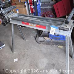 MaxSold Auction: StableMate Adjustable Galvanized Steel Sawhorse / Work Stand - Stevensville (Maryland, USA) PARTNER MANAGED Downsizing Online Auction - Old Love Point Road