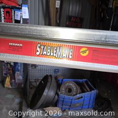 MaxSold Auction: StableMate Adjustable Galvanized Steel Sawhorse / Work Stand - Stevensville (Maryland, USA) PARTNER MANAGED Downsizing Online Auction - Old Love Point Road