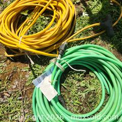 MaxSold Auction: Three 50+ ft Outdoor Heavy-Duty 3-Prong Extension Cords - Stevensville (Maryland, USA) PARTNER MANAGED Downsizing Online Auction - Old Love Point Road