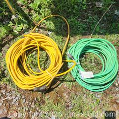 MaxSold Auction: Three 50+ ft Outdoor Heavy-Duty 3-Prong Extension Cords - Stevensville (Maryland, USA) PARTNER MANAGED Downsizing Online Auction - Old Love Point Road