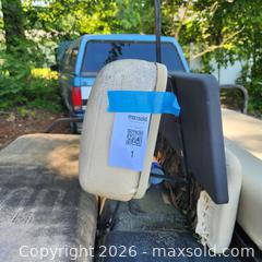 MaxSold Auction: Used Club Car Gas 4-Seat Golf Cart, Black/Beige with Lift Kit - Stevensville (Maryland, USA) PARTNER MANAGED Downsizing Online Auction - Old Love Point Road