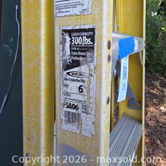 MaxSold Auction: Werner 6 ft Fiberglass Step Ladder, 300 lb Capacity - Stevensville (Maryland, USA) PARTNER MANAGED Downsizing Online Auction - Old Love Point Road