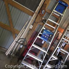 MaxSold Auction: Werner 8 ft Aluminum Step Ladder (Lot of 2) - Stevensville (Maryland, USA) PARTNER MANAGED Downsizing Online Auction - Old Love Point Road