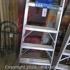 MaxSold Auction: Werner 8 ft Aluminum Step Ladder (Lot of 2) - Stevensville (Maryland, USA) PARTNER MANAGED Downsizing Online Auction - Old Love Point Road