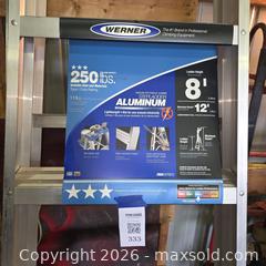 MaxSold Auction: Werner 8 ft Aluminum Step Ladder (Lot of 2) - Stevensville (Maryland, USA) PARTNER MANAGED Downsizing Online Auction - Old Love Point Road