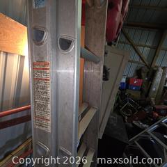 MaxSold Auction: Werner Aluminum Extension Ladder, 15–20 ft, Type II 225 lb - Stevensville (Maryland, USA) PARTNER MANAGED Downsizing Online Auction - Old Love Point Road