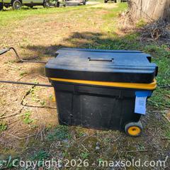MaxSold Auction: WorkForce Black/Yellow Rolling Tool Box Mobile Tool Chest - Stevensville (Maryland, USA) PARTNER MANAGED Downsizing Online Auction - Old Love Point Road