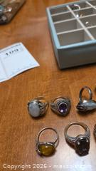 MaxSold Auction: Sterling Silver Multi-Gemstone Ring, - Pembroke (Ontario, Canada) PARTNER MANAGED Downsizing Online Auction - Ellis