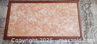 MaxSold Auction: Antique-Style Marble Top Coffee Table with Wood Frame - Bailey (Colorado, USA) SELLER MANAGED Estate Sale Online Auction - Badger Lane