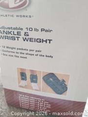 MaxSold Auction: Athletic Works Adjustable 10 lb Ankle & Wrist Weights - Bailey (Colorado, USA) SELLER MANAGED Estate Sale Online Auction - Badger Lane