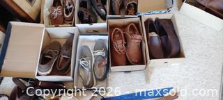 MaxSold Auction: Lot of 10–12 Men's Shoes Sizes 8.5–9 Brown/Tan/Gray - Bailey (Colorado, USA) SELLER MANAGED Estate Sale Online Auction - Badger Lane