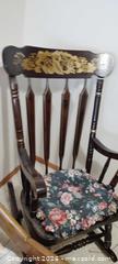 MaxSold Auction: Pair of 1970s Oak Spindle-Back Rocking Chairs - Bailey (Colorado, USA) SELLER MANAGED Estate Sale Online Auction - Badger Lane