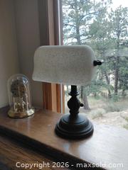 MaxSold Auction: Set of 3 Vintage-Inspired Stained & Etched Glass Lamps - Bailey (Colorado, USA) SELLER MANAGED Estate Sale Online Auction - Badger Lane