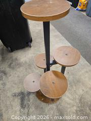 MaxSold Auction: 5-Tier Wood Veneer & Black Metal Plant Display Stand - Port Orchard (Washington, USA) SELLER MANAGED Downsizing Online Auction - May Ranch Lane South West