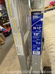 MaxSold Auction: Werner Aluminum Platform Ladder 39-1/2" x 12" - Port Orchard (Washington, USA) SELLER MANAGED Downsizing Online Auction - May Ranch Lane South West